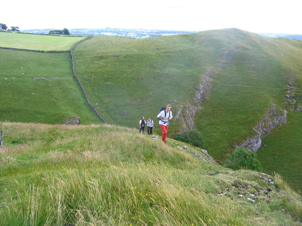 Matt, Babs and Jim approach the top