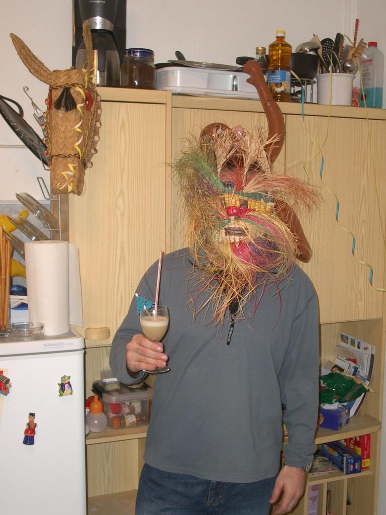 Rick Munro with mask