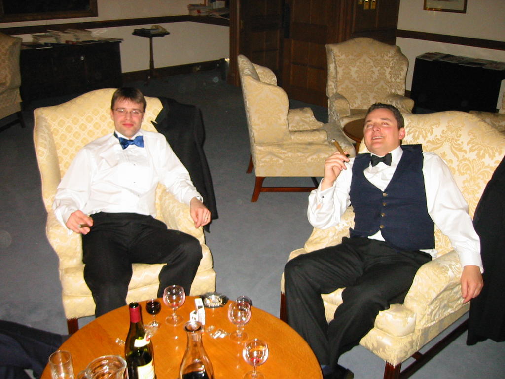 Nigel and Adam Relaxing in the SCR