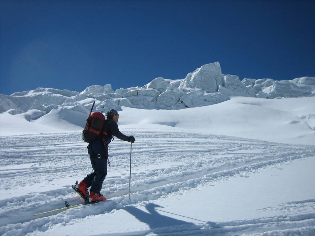 Climbing Towards Piz Buin