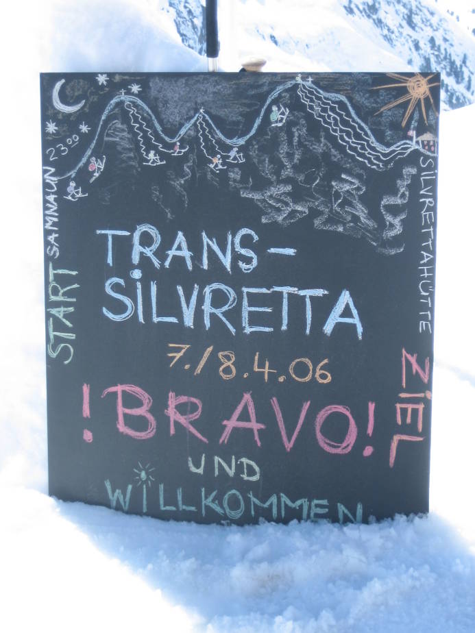 Welcome at the Silvretta Hutte