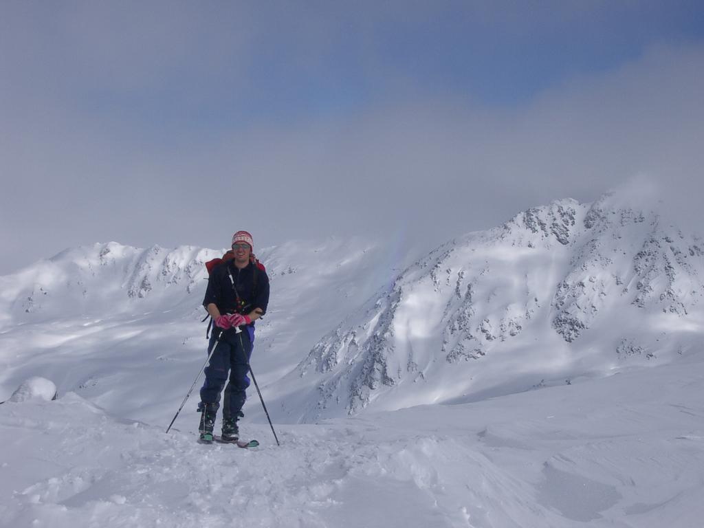 Blair at the top of Setig pass