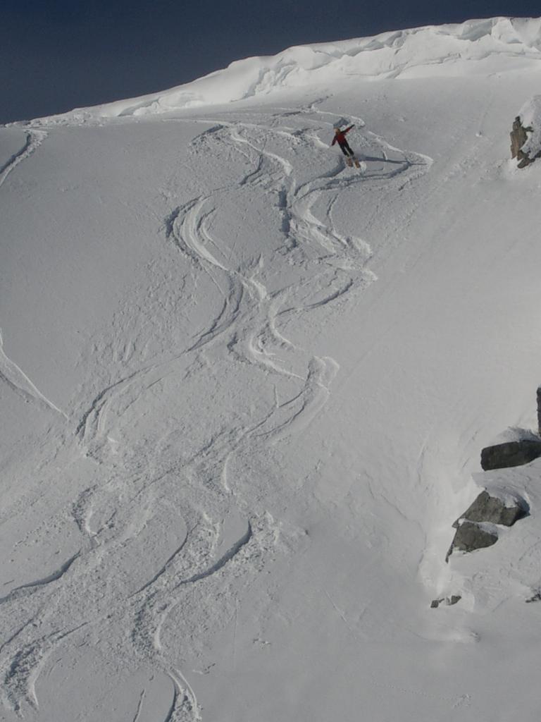 Ingo descending to Klosters