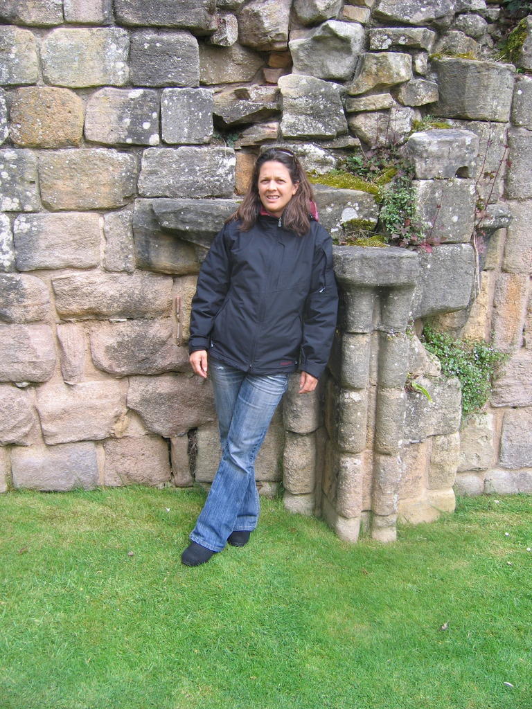 Tami at Fountains Abbey