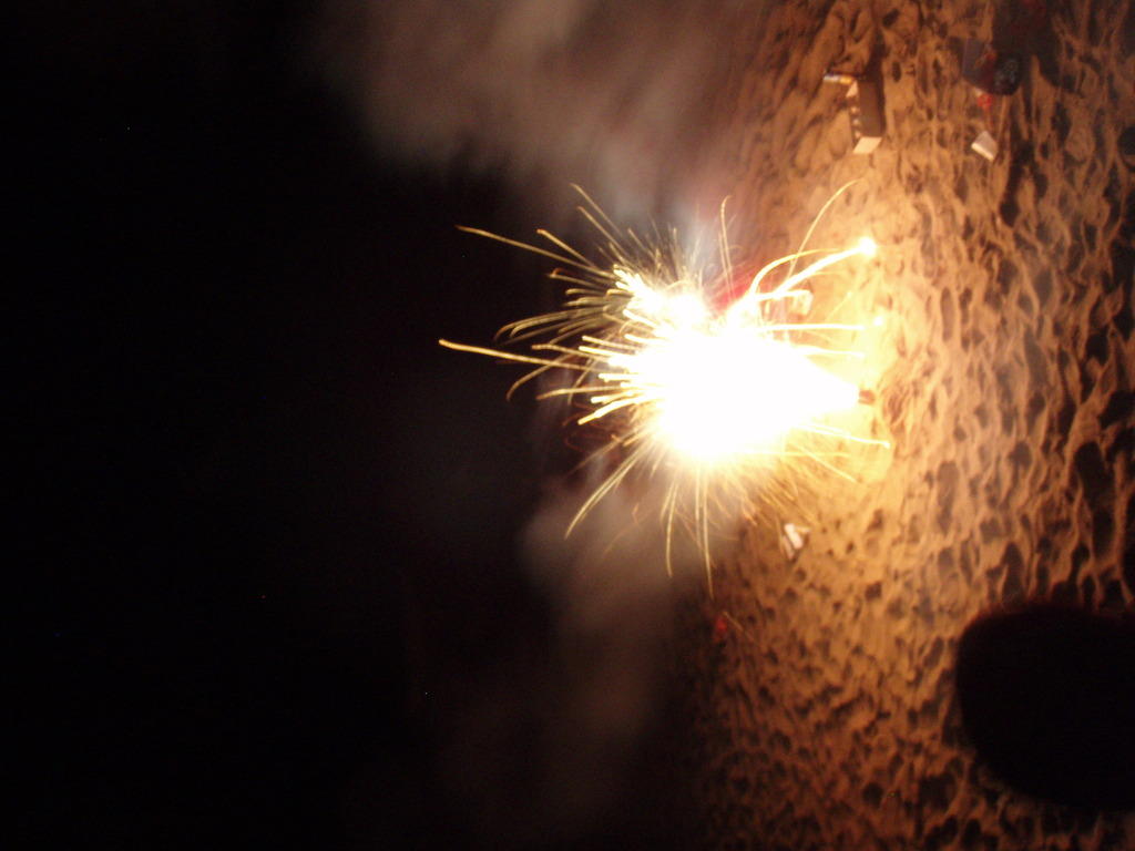 Fireworks on the Beach, New Year's Eve