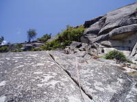 Jim near the top of Royal Arches