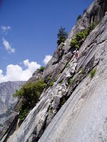 Jim near the top of Royal Arches