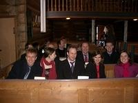 Jim, Babs, Matt and Lois in The Church