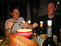 Margherita's leaving party and ski tour, 5th February 2005