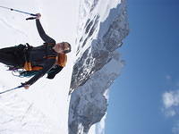 Lukas on the Jungfraufirn