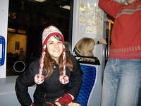 Cinzia in the Tram