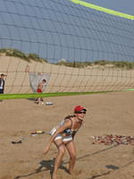 Beach Volleyball at Wells-Next-The-sea, August 2007