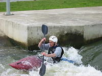 Kayaking with Rick and Matt, Northampton May 2002
