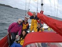 Sailing in the Hebrides. July 2003.