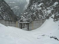 View From Above Filled up with Snow